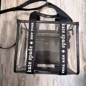 Excellent condition Kate Spade cute handbag clear great for festival or concert